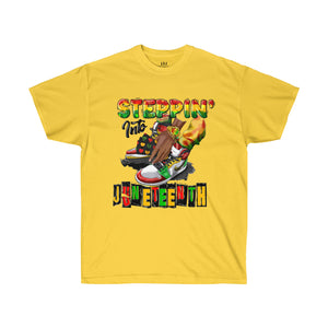 Fella's Steppin Into Juneteenth | Men's Tee