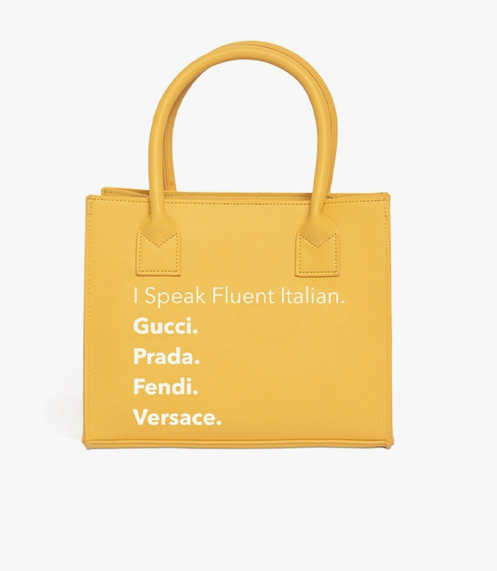 I Speak Fluent Italian (Mini Tote)
