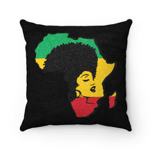 Afro Queen Faux Suede Pillow (4 sizes)