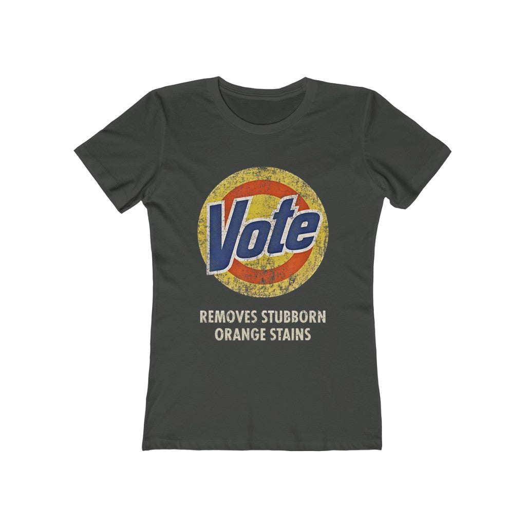 Vote - Removes Stubborn Orange Stains (Women's Boyfriend Tee)