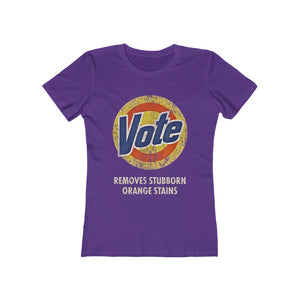 Vote - Removes Stubborn Orange Stains (Women's Boyfriend Tee)