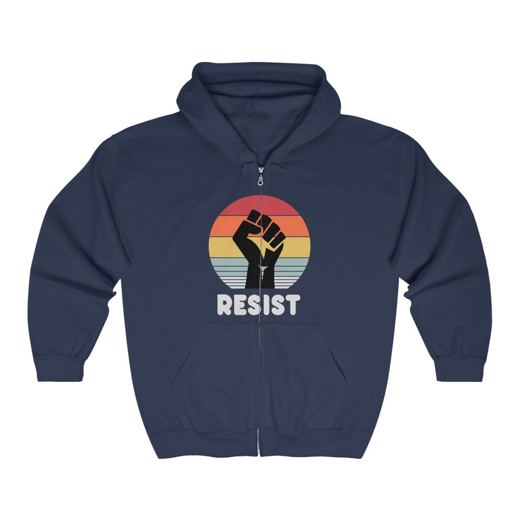 Resist (Full Zip Hooded Sweatshirt)