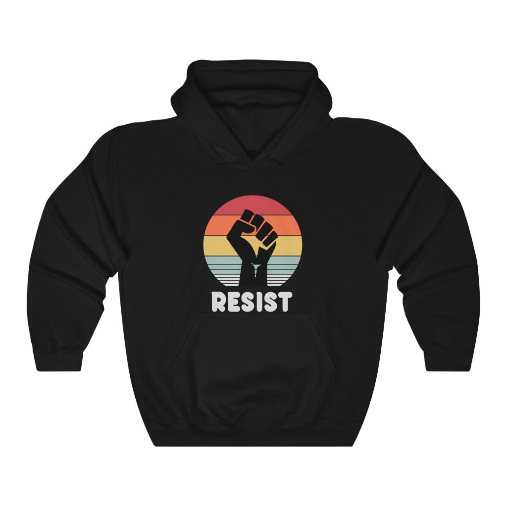 Resist Hoodie, Political Shirts, Protester Shirts, Anti Trump Shirt, Rebel, Cool Shirt, Anti Government, Unisex Graphic Hooded Sweatshirt