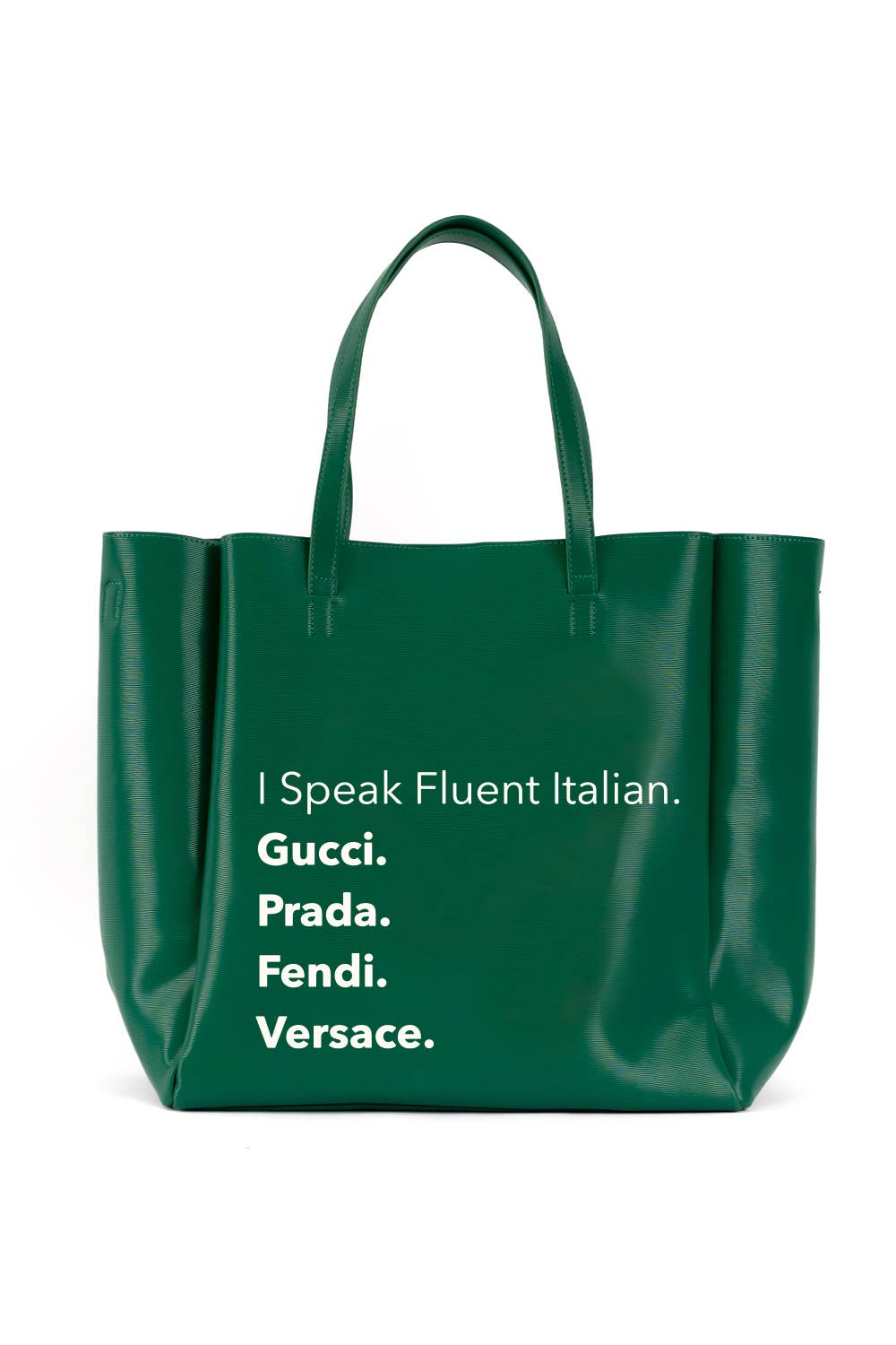 (Bulk Buy) NEVER ENDING TOTE - Fluent Italian (Emerald)